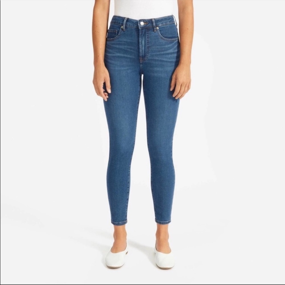 Everlane Authentic Stretch High Rise Skinny Jeans Size 28